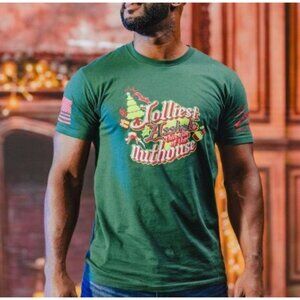 GRUNT STYLE this side of the nuthouse holiday tee size XL